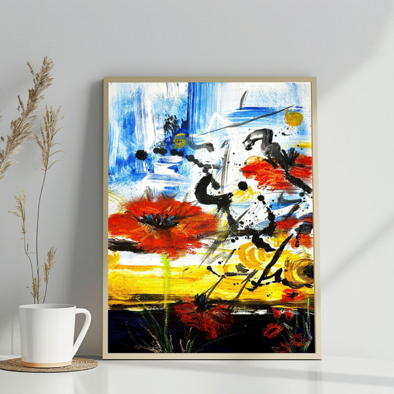 Zážitkové maľovanie Maky v poli - Ateliér Luna Art Trnava